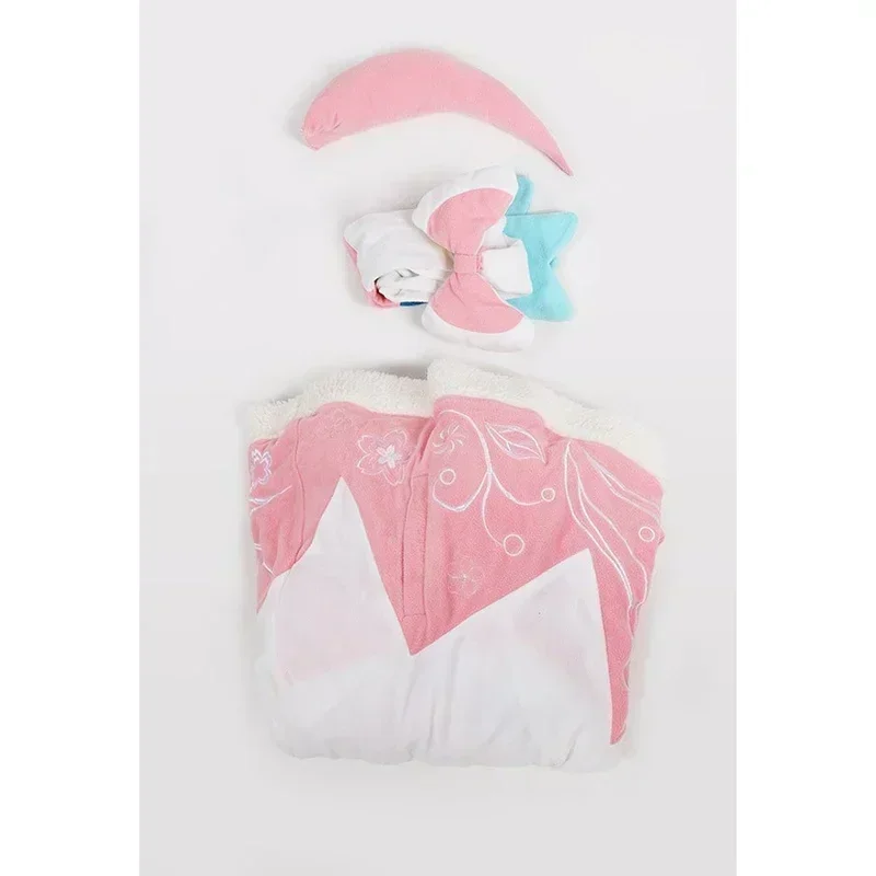 ZA01 Anime Sylveon Cosplay Kawaii capa de Halloween manta con capucha Live Youtuber Ninfia Nymphali disfraz para mujer GirlZa0 @