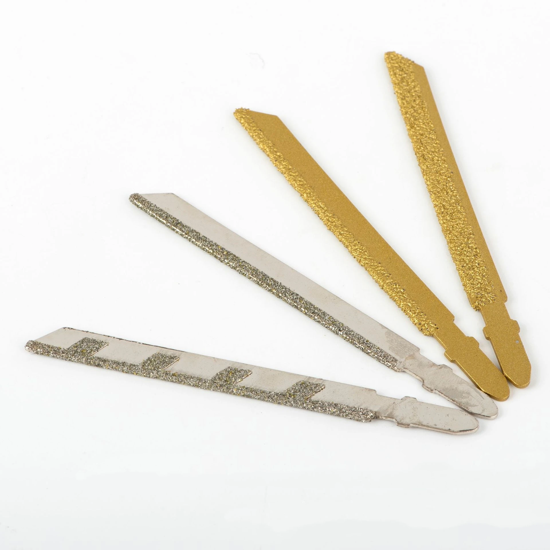 5Pcs 100mm Diamond Coated T-Shank Jig Saw Blades Set for Masonry Granite Tile Ceramic Cutting Power Tool Accessories