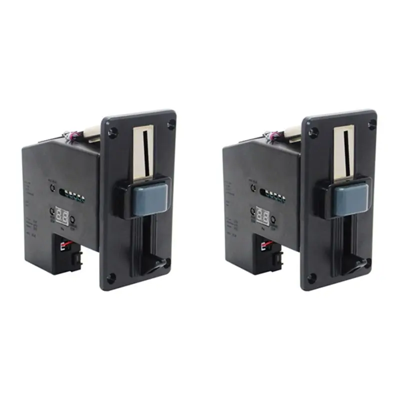 2 Pcs 626 Multi Coin Acceptors Validator Electronic Selector Mechanism for Vending Machine Arcade Operated Games