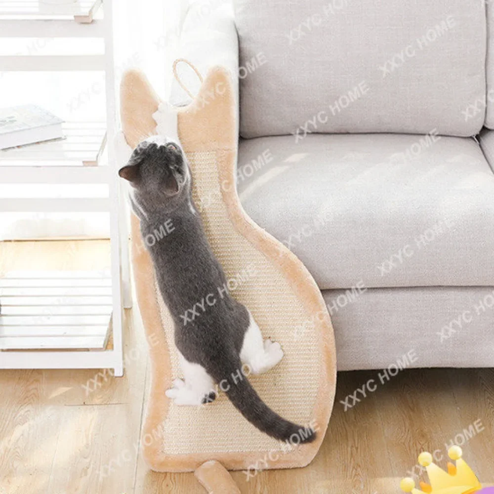 

Board Anti-Scratch Sofa Protection Cat Scratch Post Cat Claw Board Wear-Resistant Non-Chip Vertical Sisal Mat Cat Claw Grinder
