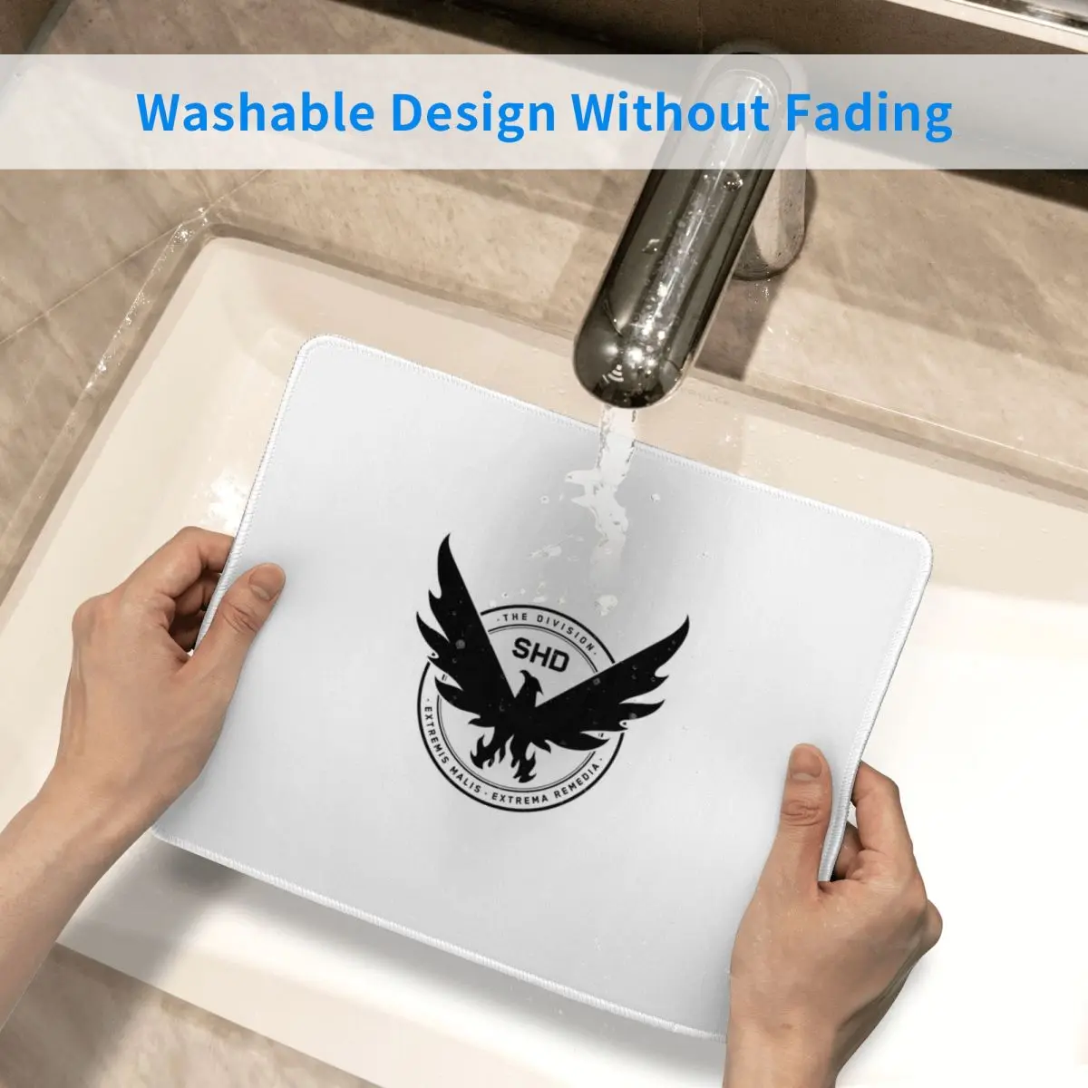 Коврик для мыши Tom Clancy's The Division 2, коврик для компьютерной клавиатуры, коврик для мыши, игровой коврик для ноутбука, офисные аксессуары, настольные коврики