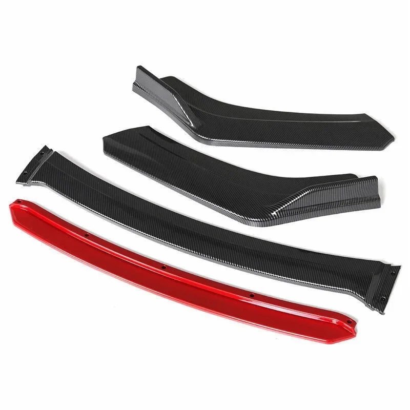 Per Mini Cooper R55 R56 F55 F56 paraurti anteriore Lip Spoiler Splitter nero rosso universale anteriore pala paraurti labbro anteriore