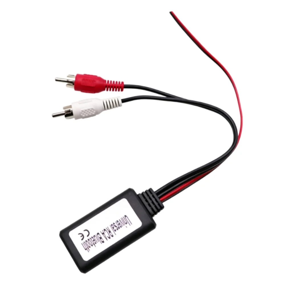 Universal Car Bluetooth AUX Audio Input Cable with Dual 2RCA Male Lotus Connectors  RCA Bluetooth Adapter Cord