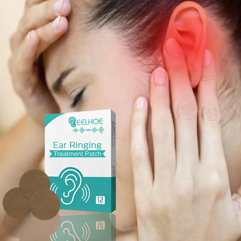 

Ear Tinnitus Treatment Patch Herbal Ringing Buzzing Relief Plaster Headache Hearing Loss Stickers Chinese Medicines Ear Care