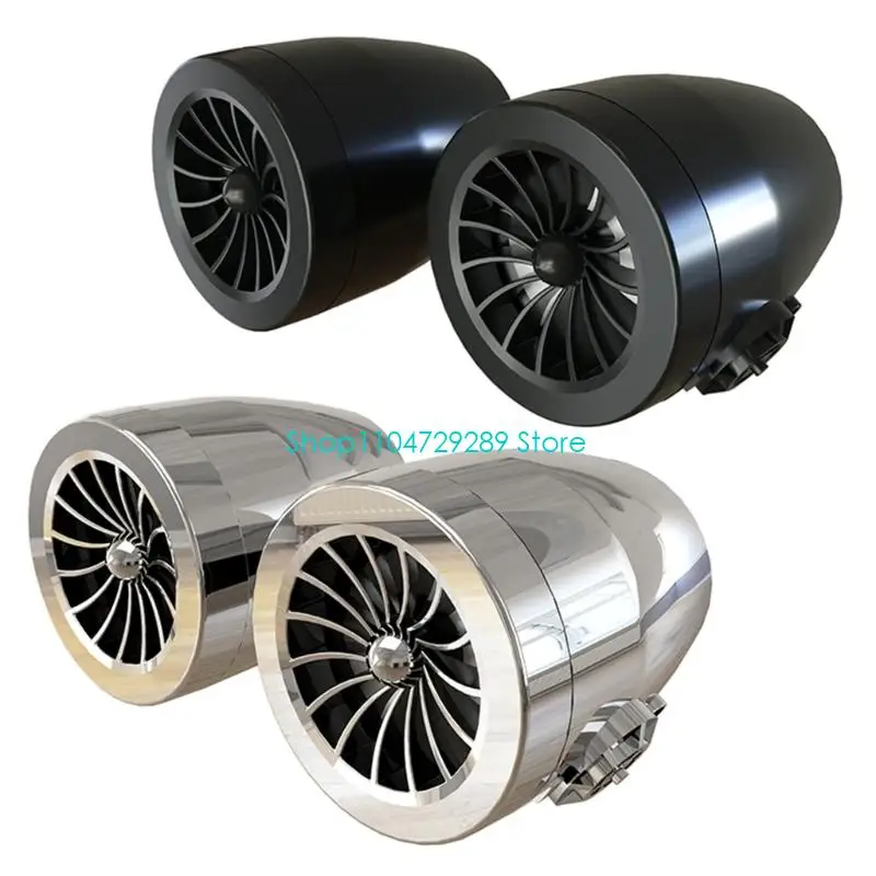 D8KE Double Purpose Motorcycle Sound System With USB Port And Enhanced Bass Weatherproof Design For Motorcycles And E Bikes