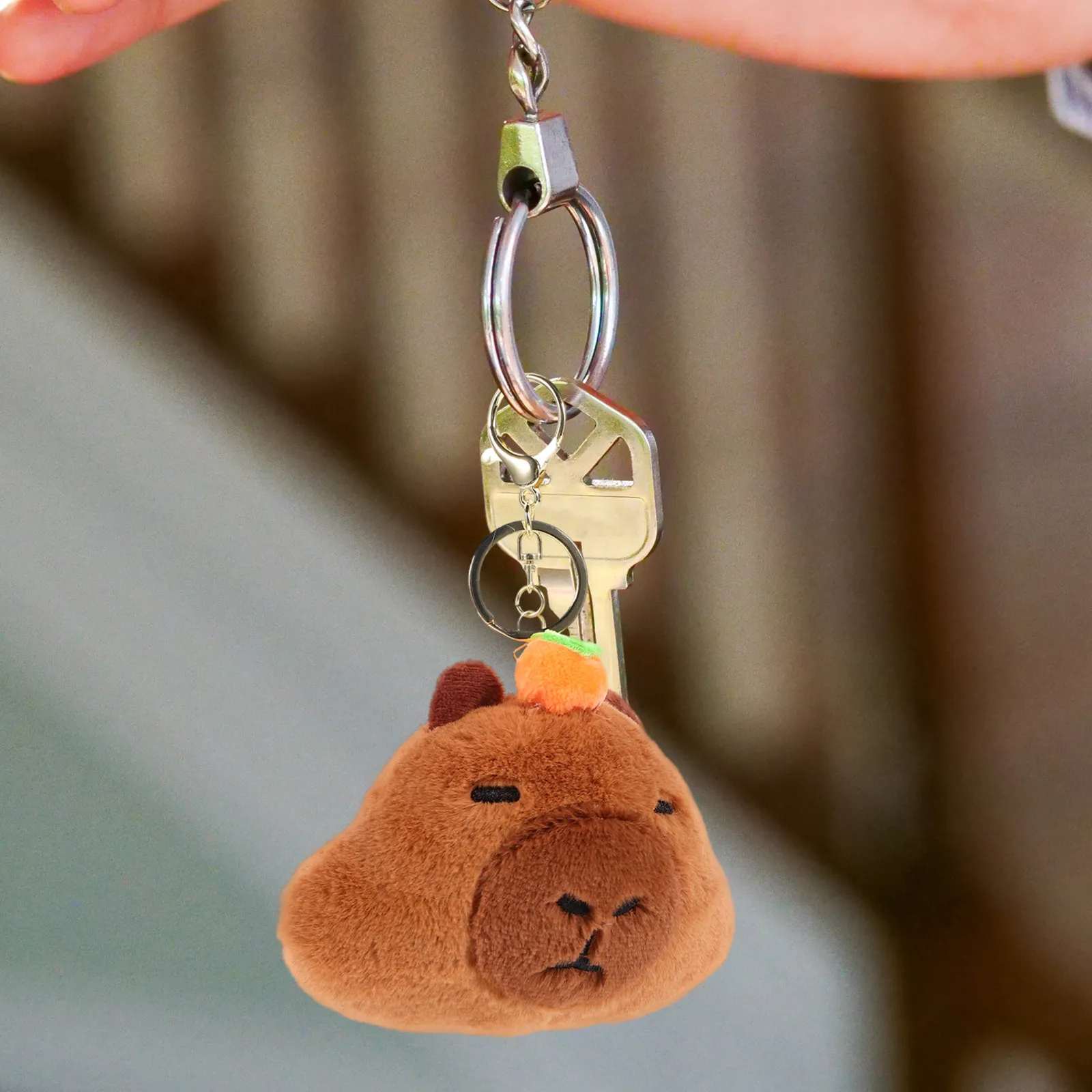 

Bag Hanging Decor Soft Stuffed Pendant Keychain Charm Backpack Accessory Animal Lover Gift Lightweight