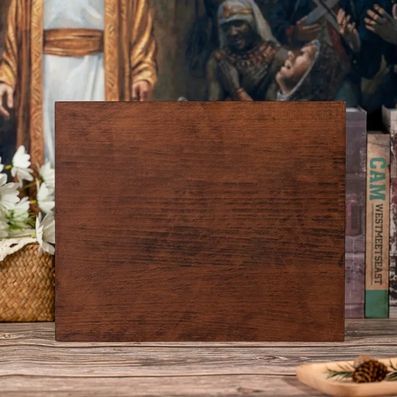 Wooden Religious Mural Nativity Scener Birth of Jesus Home Wall Decor Gift