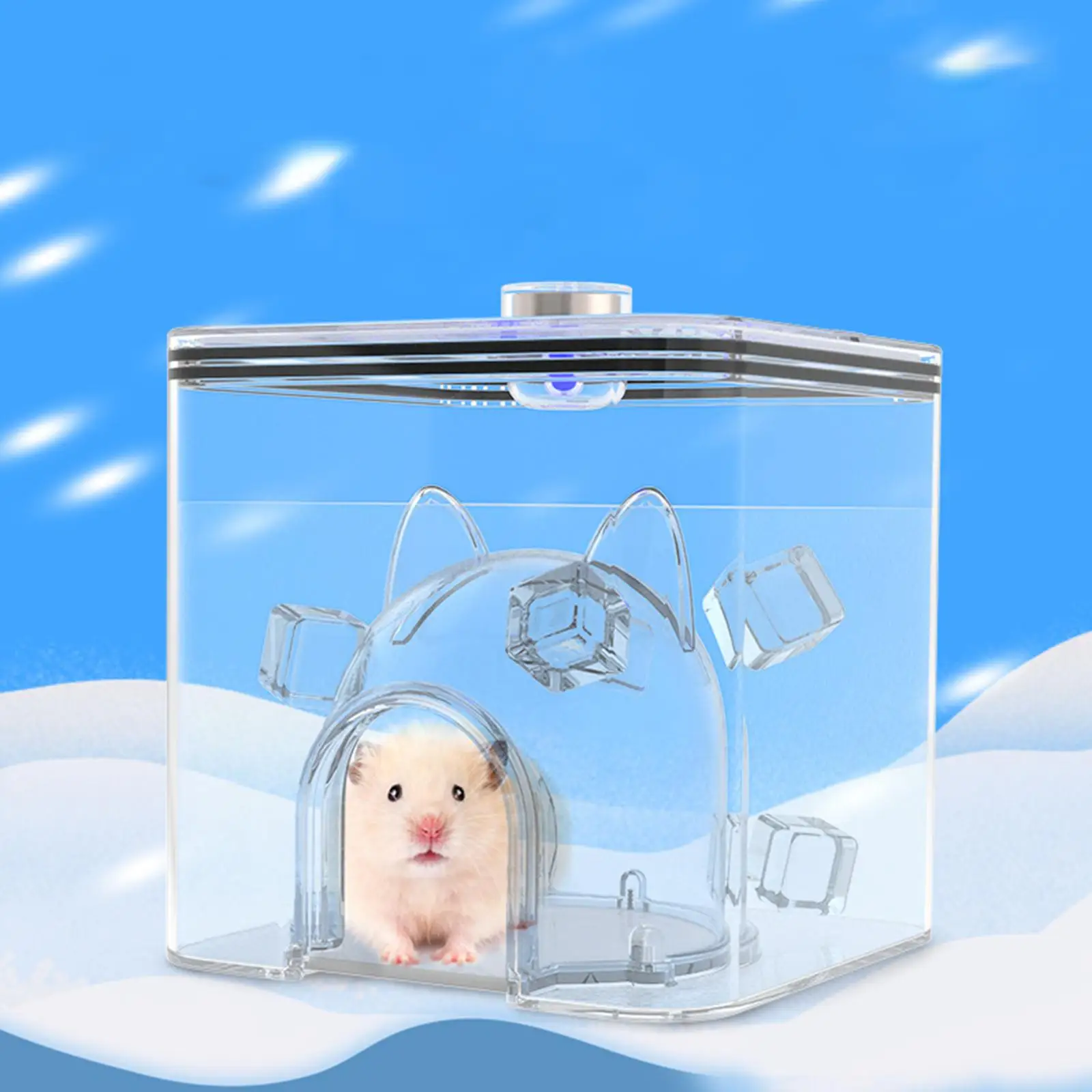 Hamster House Plastic Small Pet Cooling for Golden Bear Chinchilla