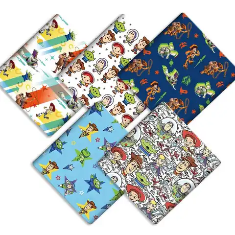 140x50cm Disney Cartoon DIY handmade sewing patchwork quilting baby dress home sheet printed sewing kids fabric