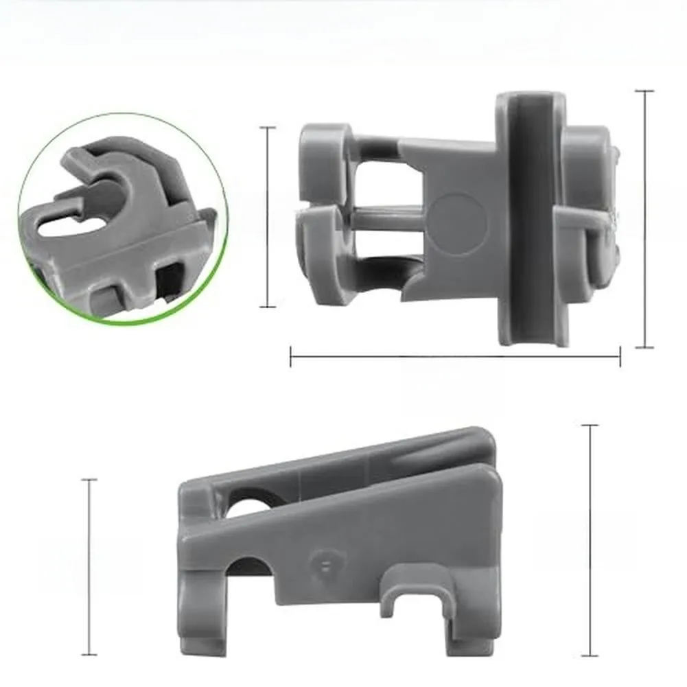 Grey Plastic Dishwasher Rack Clamps Replacement For For LG AP6237065 4512016 PS12081829 PS8727386 Lower Basket Support Fastening