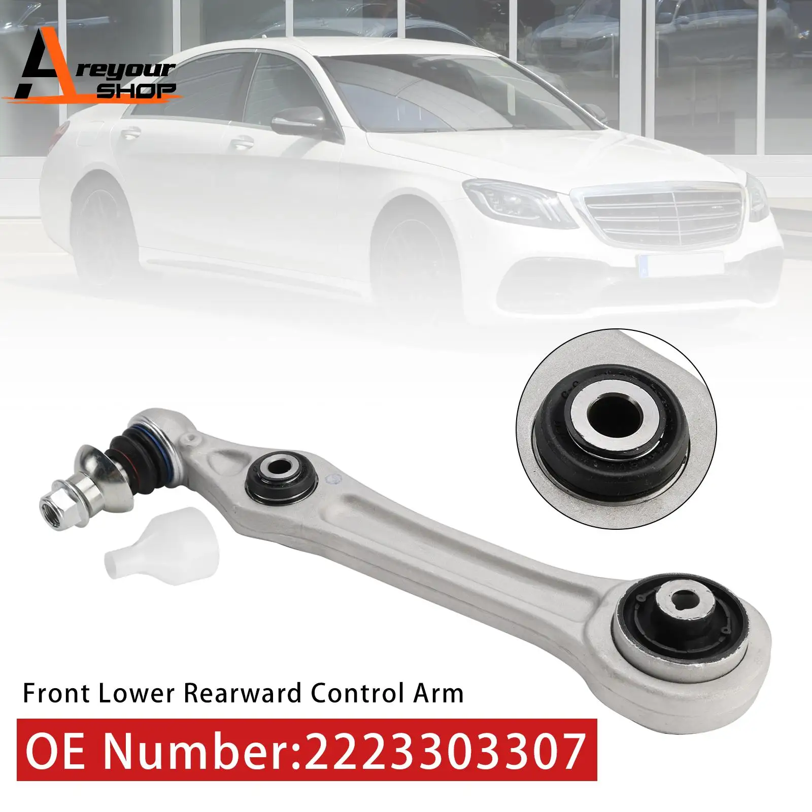

Areyourshop Front Lower Rearward Control Arm L/R 2223303307 for Benz W222 X222 S450