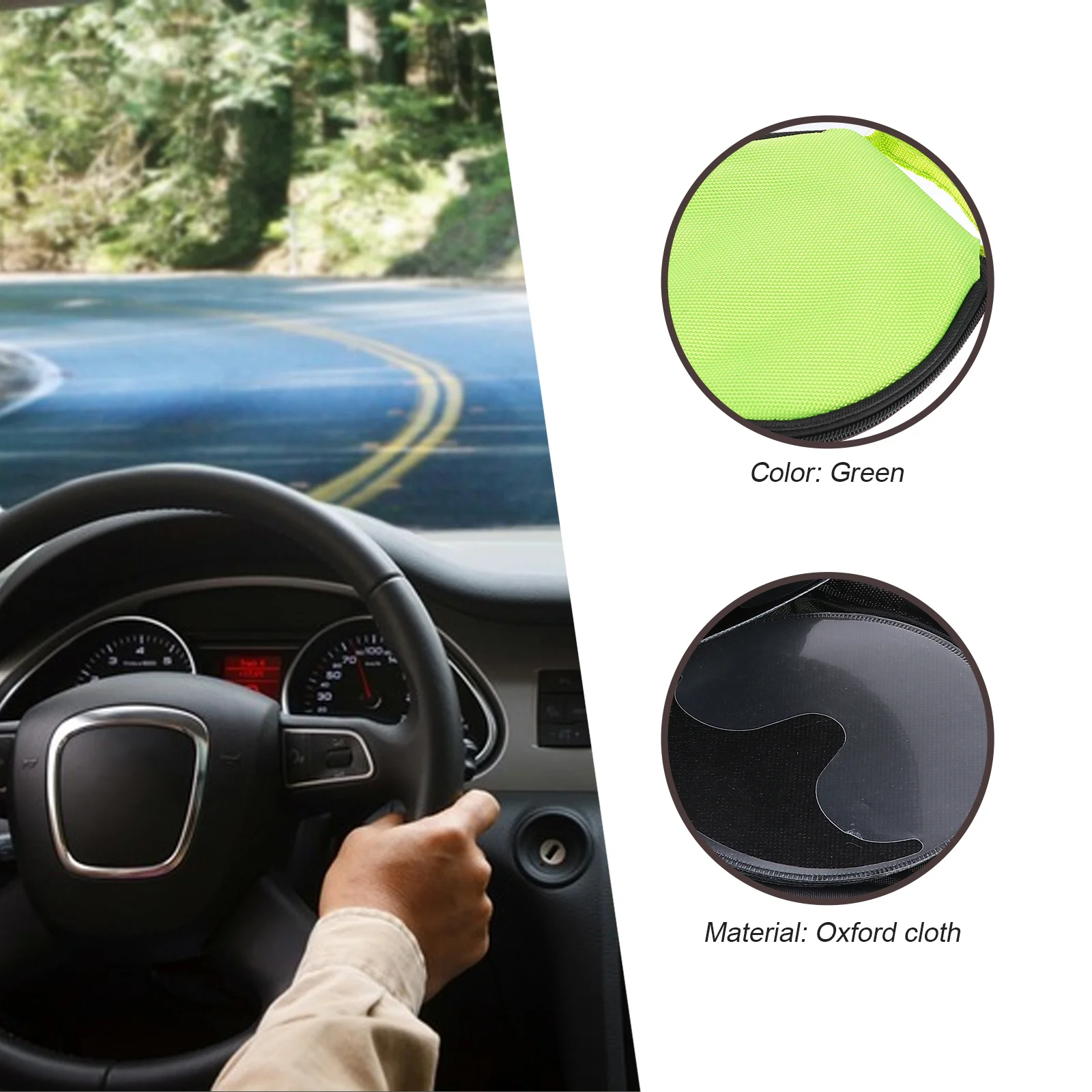 

1Pcs Large Capacity Cd Storage Case Movie Disc Zipper Bag Protective Dvd Organizer Portable for Car Cd Storage Case