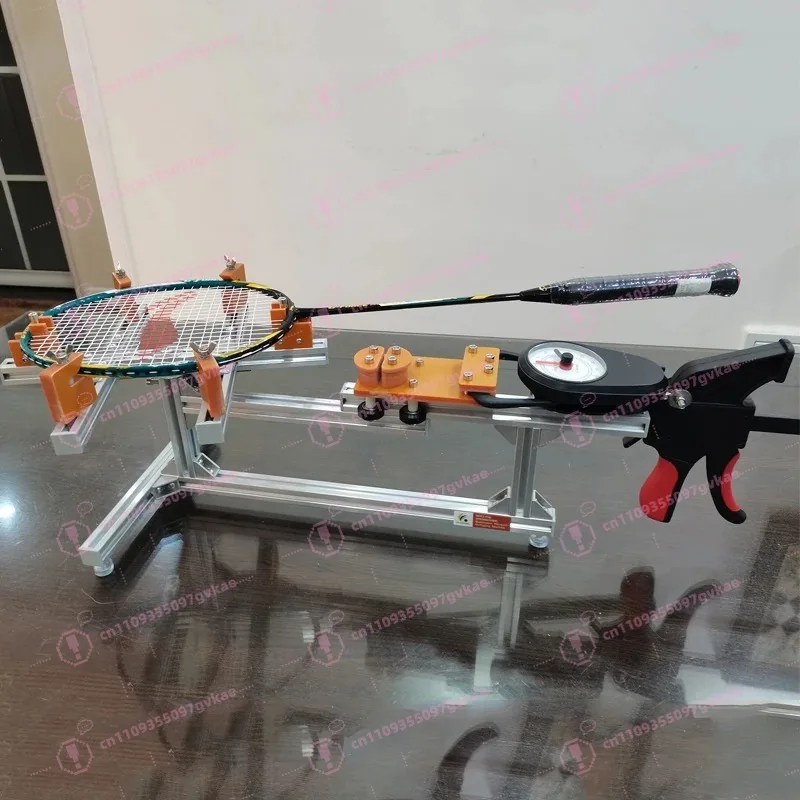 Haushalts-Badmintonschläger-Saitenmaschine mit Schlägerhalterung aus Aluminiumlegierung, DIY-Saitenmaschine für Schlägerrahmen, 20-32 Pfund