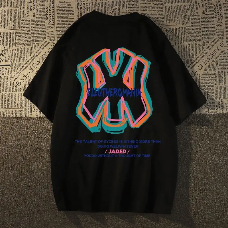 

Fashionable Brand-name Couple's Short-sleeved Shirts for Summer Daily Wear and Commuting Unisex Mens Nightshirt Wholesale