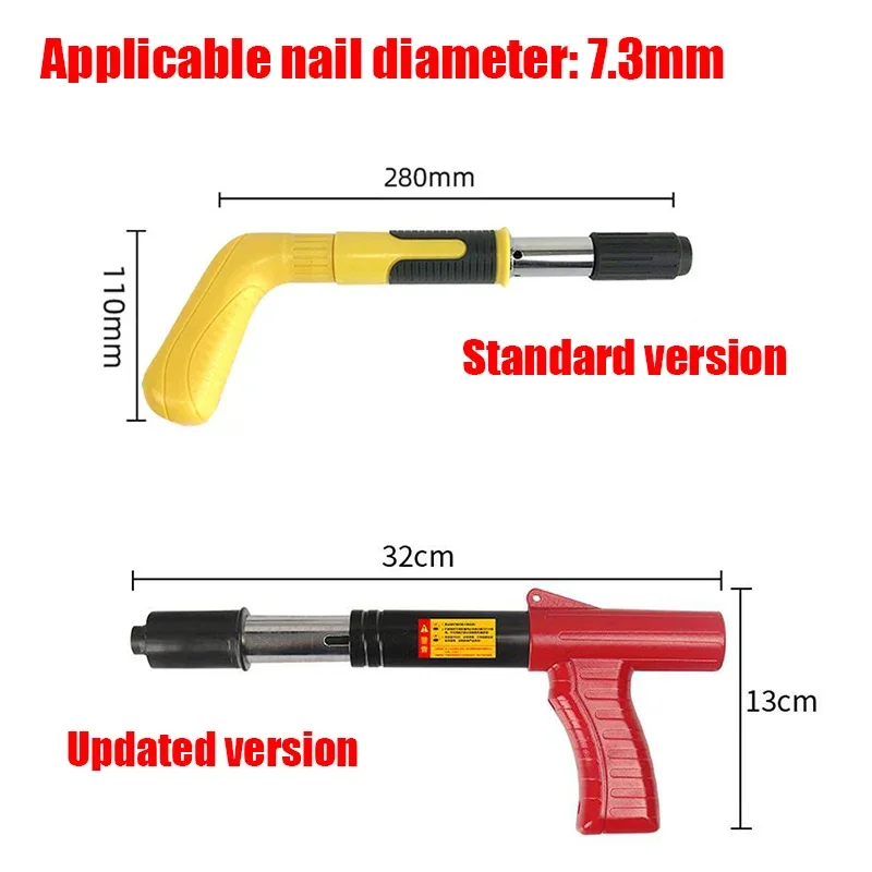 Manual Mini Steel Nail Gun Rivet Gun Ceiling Wall Anchor Wire Slotting Device Home Wall Fastener Metalworking Rivet Gun Tool