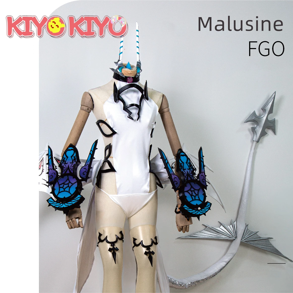 KIYO-KIYO Fate Malusine Cosplay Costume Armors Full set Halloween Costumes Custom size made