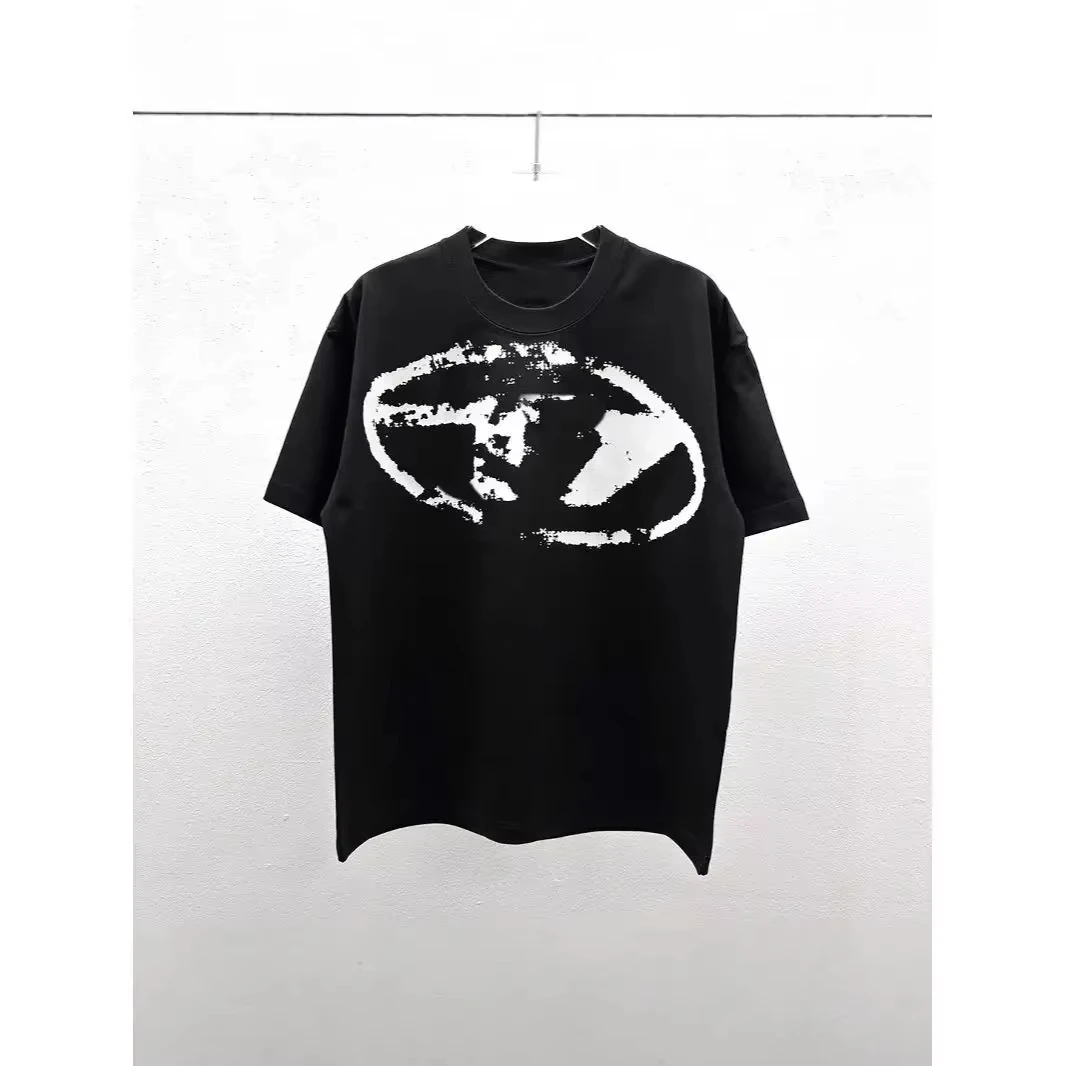 

Men's summer 100% pure cotton high-quality T-shirt, comfortable and breathable short-sleeved outdoor quick-drying sports shirt