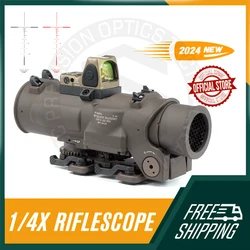 2024 New Dual Role 1-4X DR 1-4X Tactical RifleScope For Airsoft Hunting Gen3 Mil Spec Version With Full Original Markings