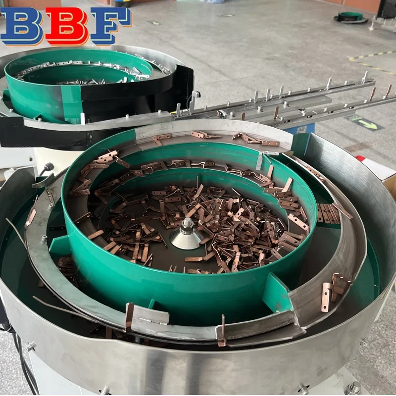 Pengumpan Mangkuk Getaran Ganda Otomatis Dan Sistem Pengumpanan Robot Untuk O-ring