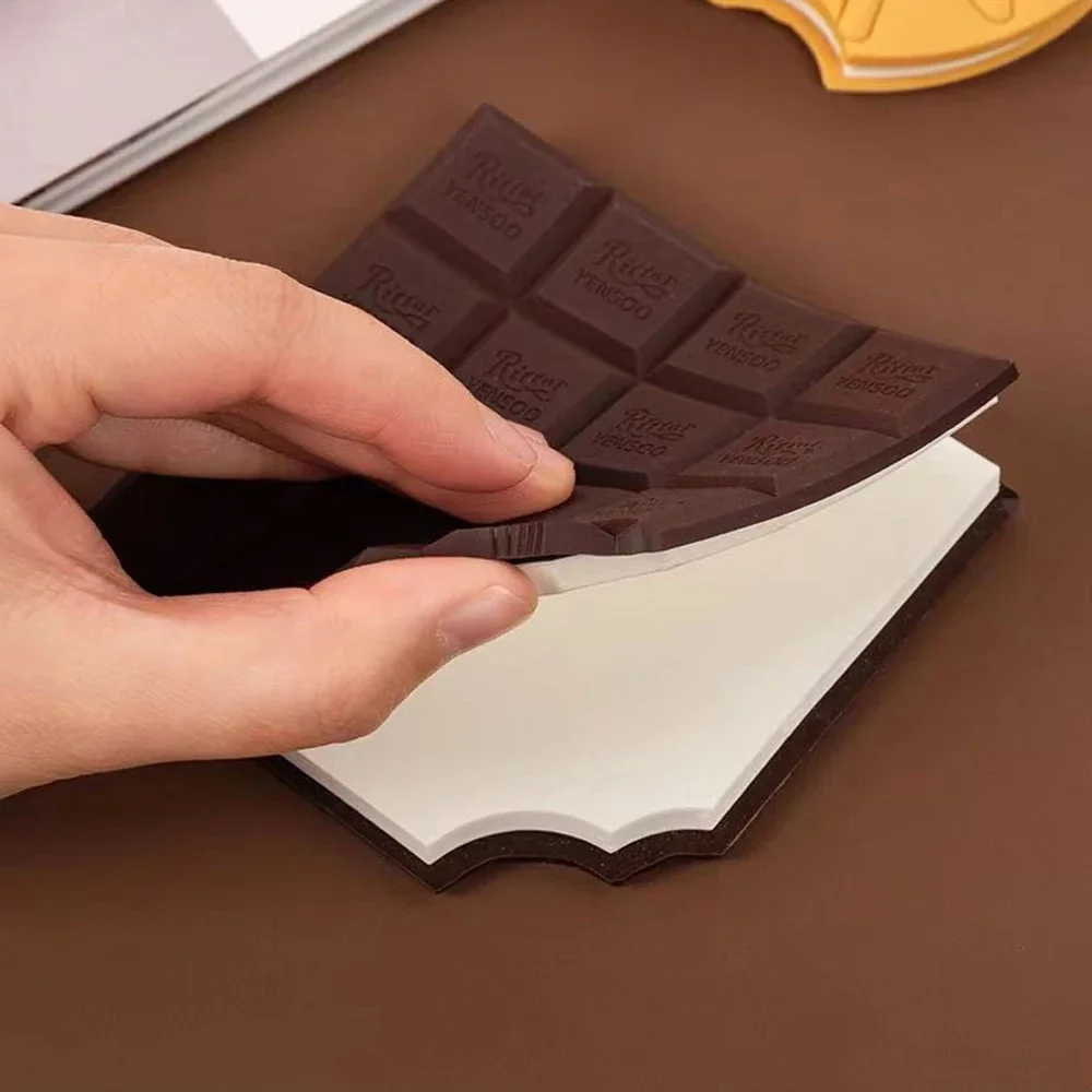 Food Appearance 140 Pages Mini Creative Chocolate Flavored Notebook Pocket Diary Gift Booklet Hand Account Book Cute Notebook