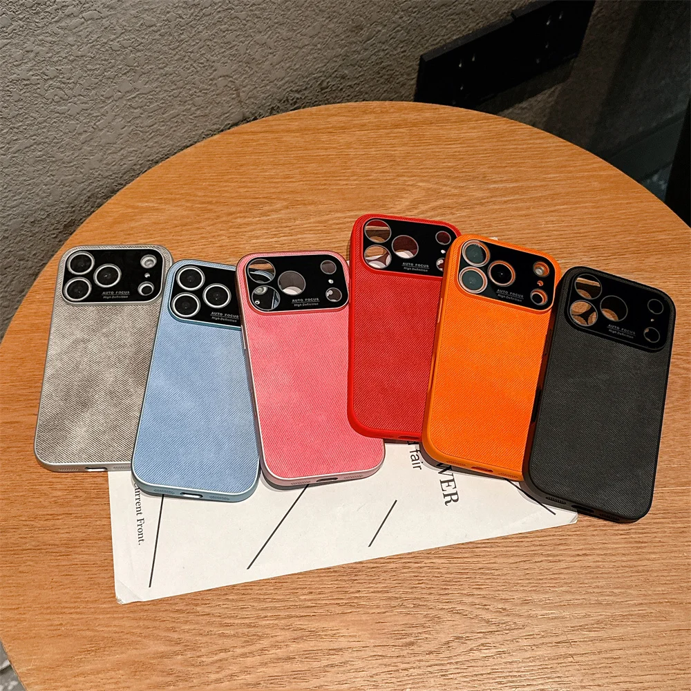 Luxury Flannel Woven Magnetic For Magsafe Case For iPhone 17 Pro Max 16 15 14 13 Matte Wireless Charging Hard Shockproof Cover