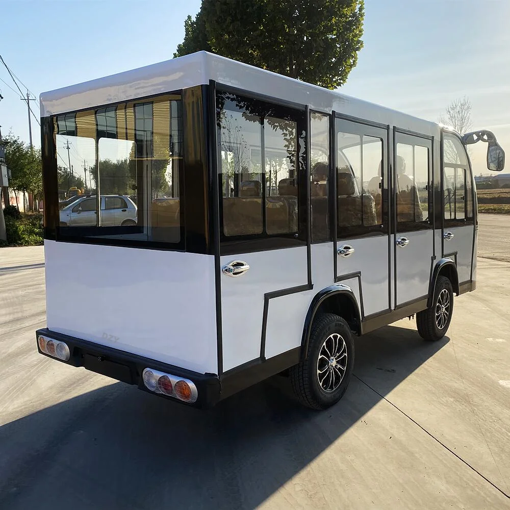 New high-quality golf cart, 11 seat shuttle bus, electric sightseeing bus