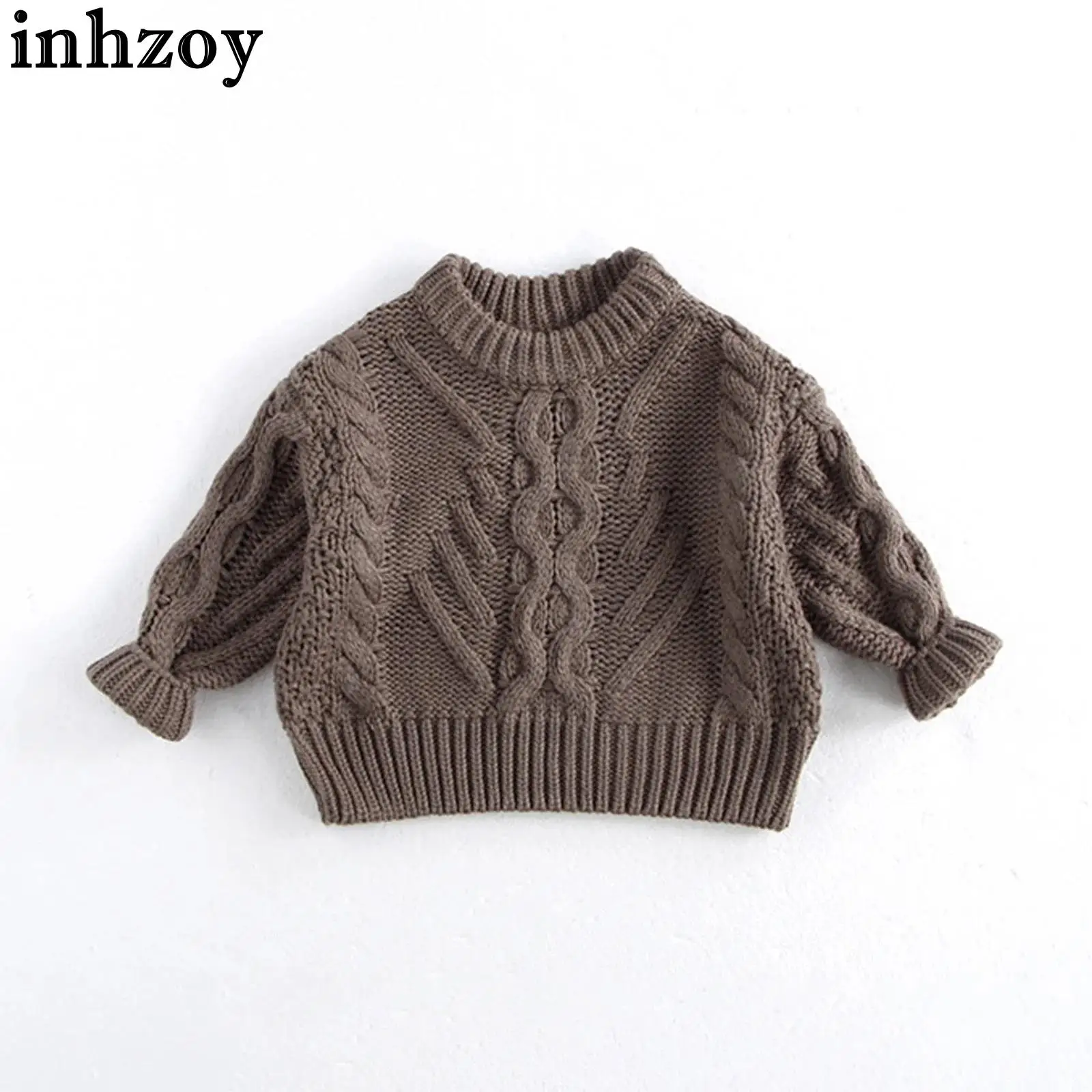 

Kids Boys Girls Autumn Winter Warm Sweater Outerwear Long Sleeve Fashion Casual Knitted Pullover Tops for Daily School Day Party