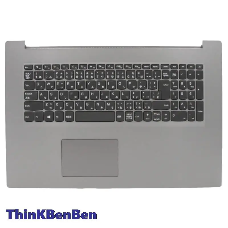 

JP Japanese Platinum Grey Keyboard Upper Case Palmrest Shell Cover For Lenovo Ideapad L340 17 17API 17IWL 5CB0S17194