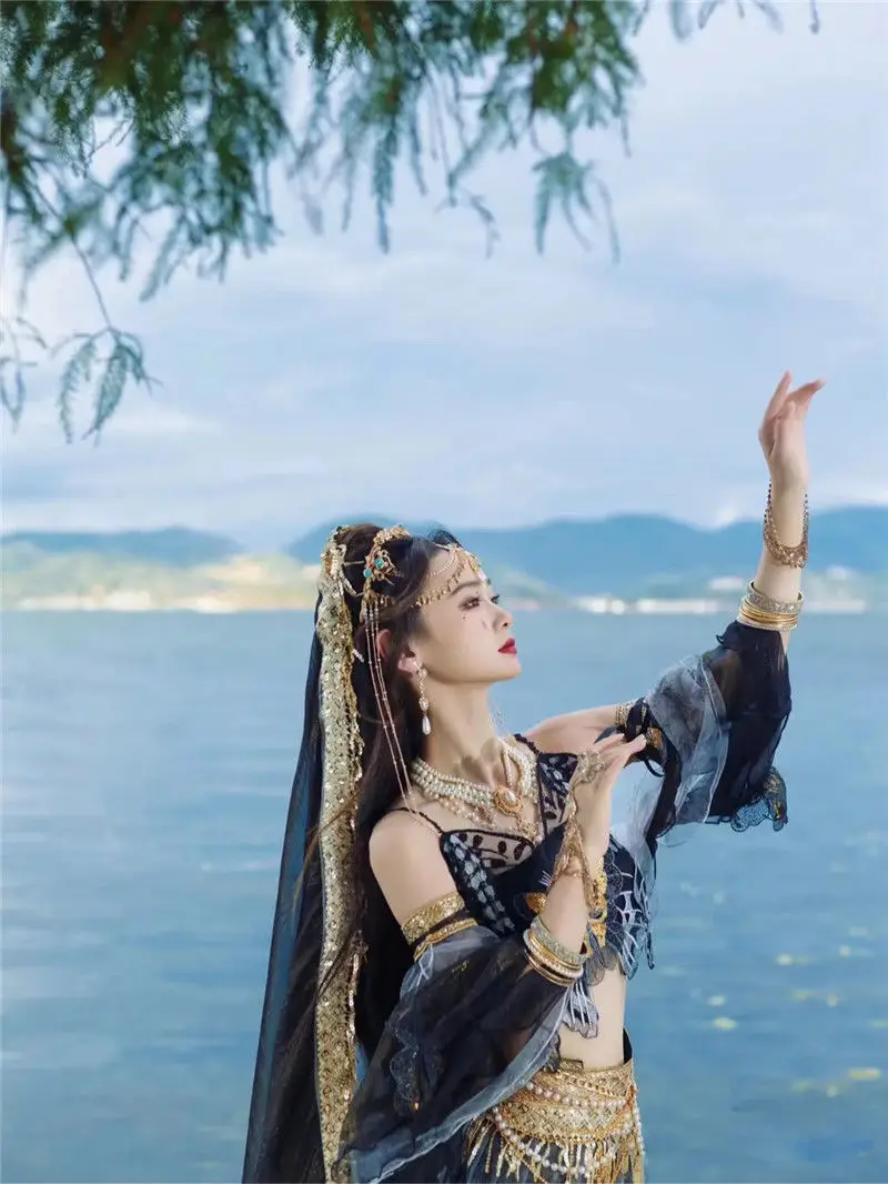 Dunhuang Style Women's Han Chinese Clothing Hani Exotic Western Xishuangbanna Dai Costume Hanfu Super Fairy Ancient Suit