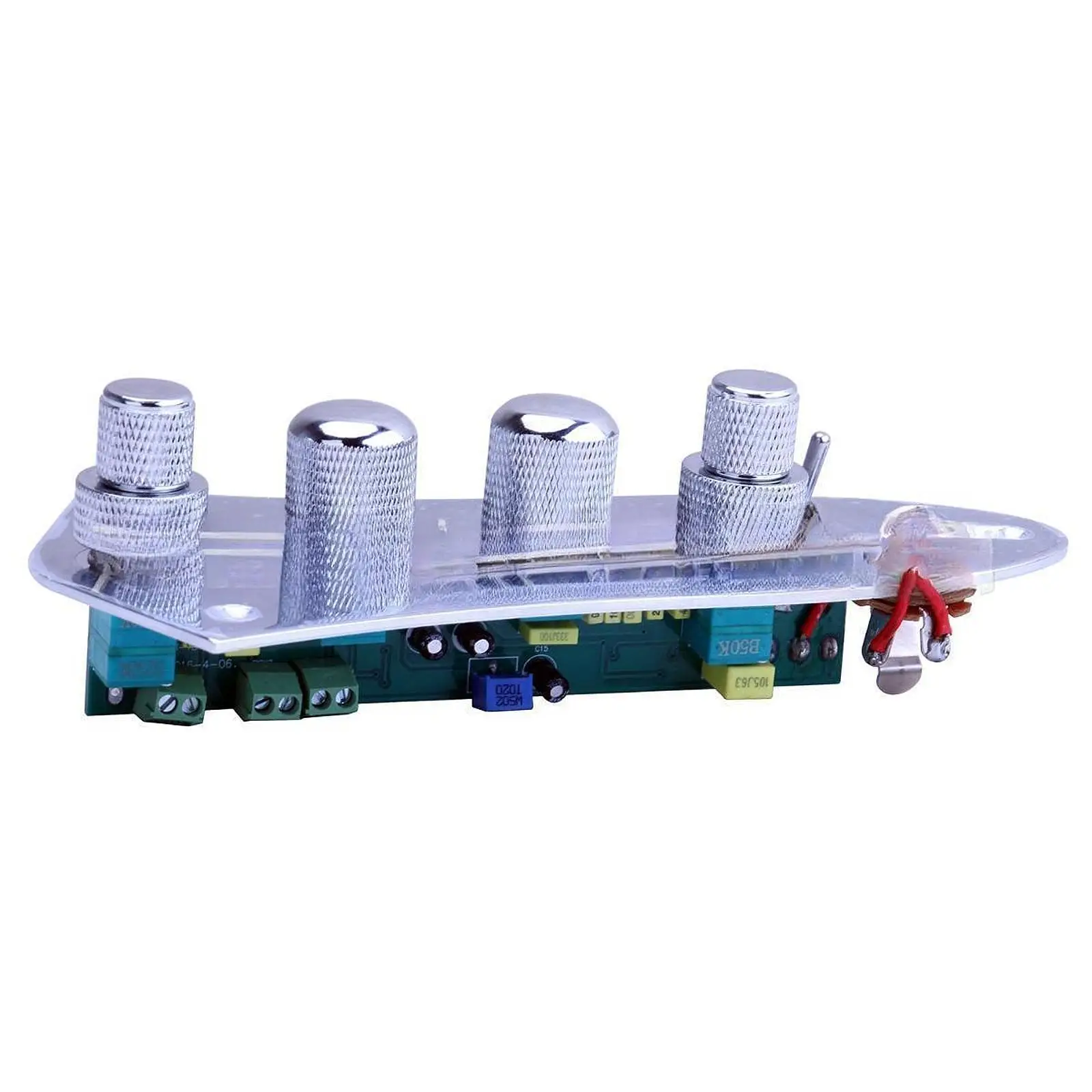 Loaded Bass Control Plate Push Pull Potentiometers Full Contact Jack for Electric Guitar Noise Reduction Circuit Board