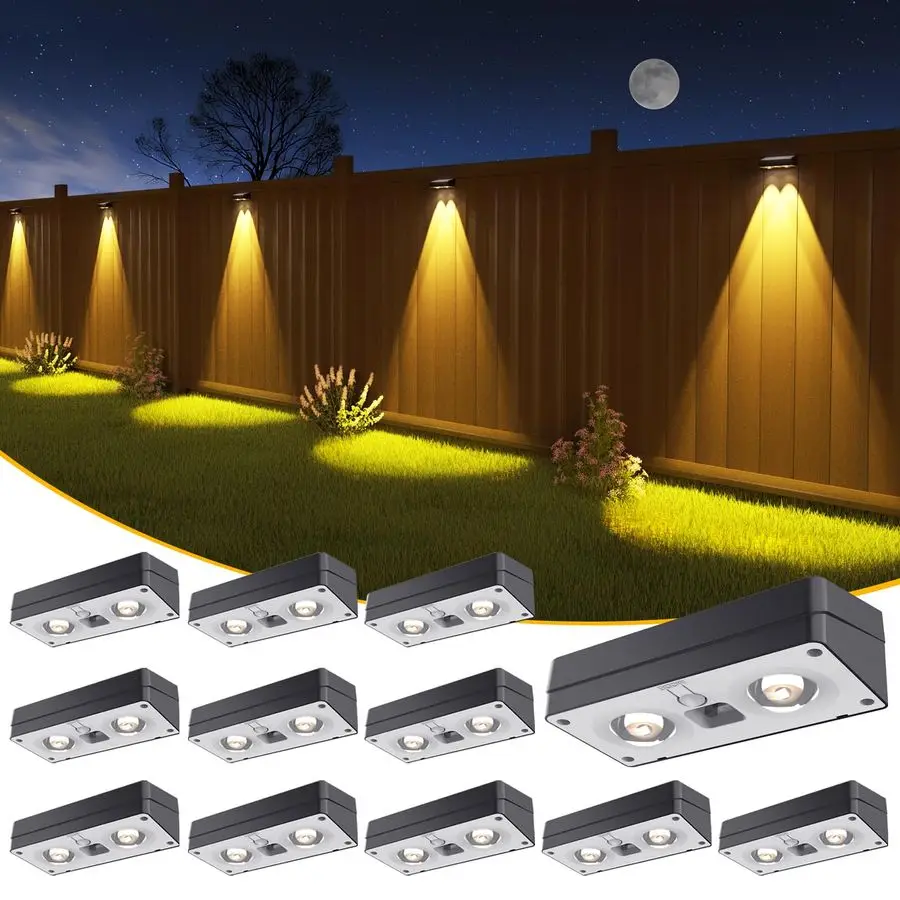 Fence Lights 12 Pac…