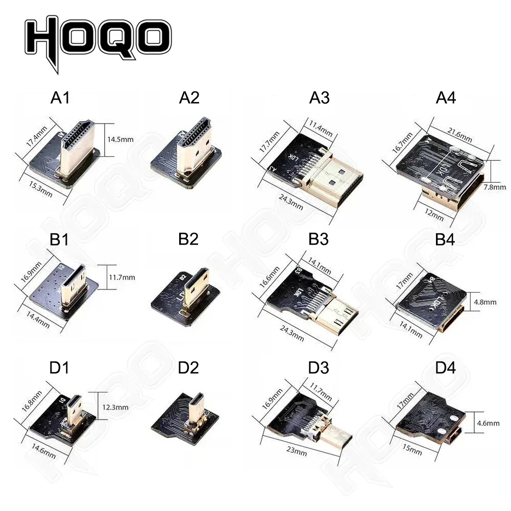 Ribbon FPV HDMI-Compatible Connector Anti-interference Flexible Flat Cable Raspberry Pi 4 Micro Mini HDMI-compatible