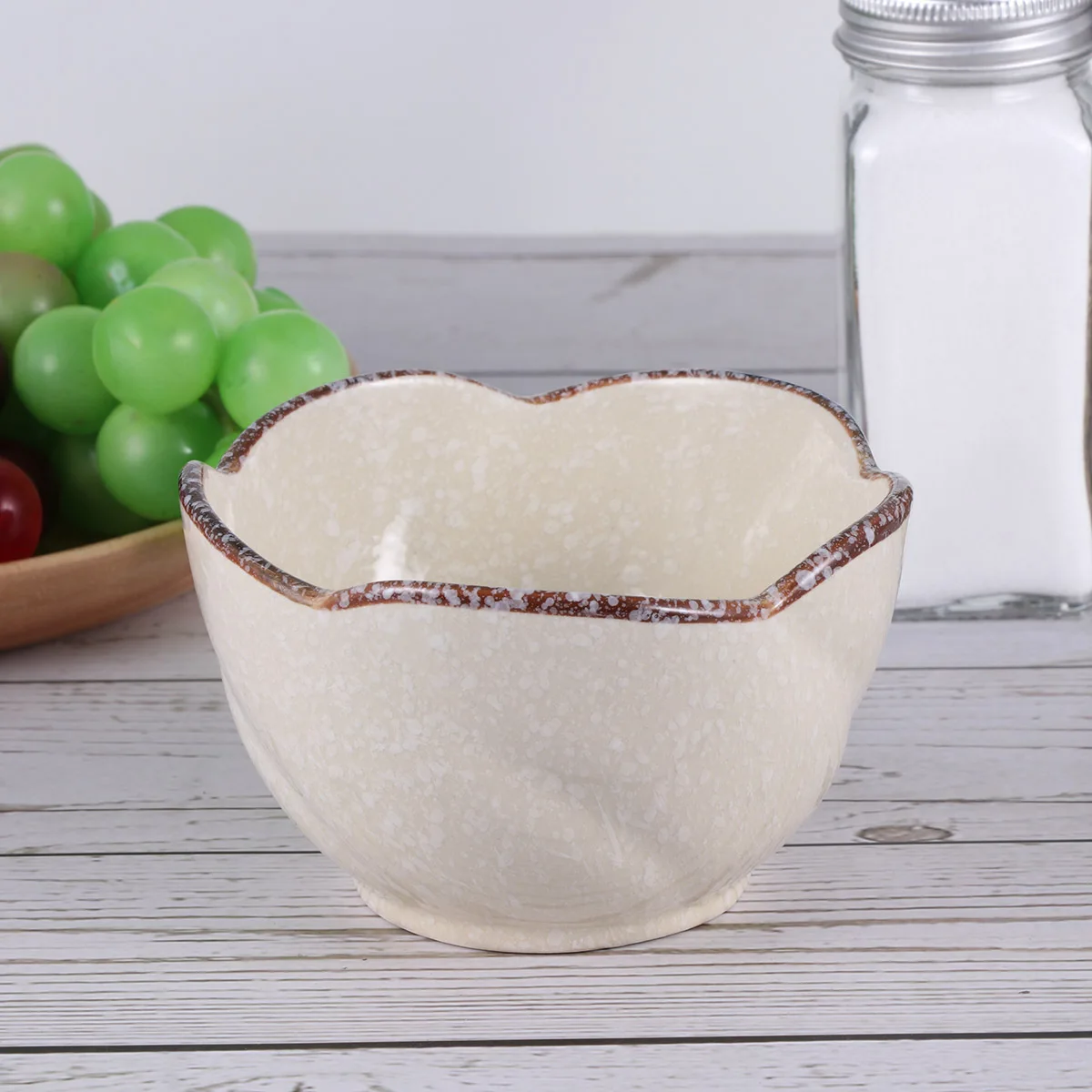 

Premium Lotus Bowl Japanese Style Ceramic Serving Bowl Multi-Function for Cereal Soup Noodles Salads Daily Dining Home Kitchen