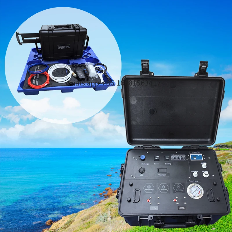60L Portable Outdoor Water Filter Emergency Reverse Osmosis RO Purifier Water Filtration System Remove Virus For Drinking Water