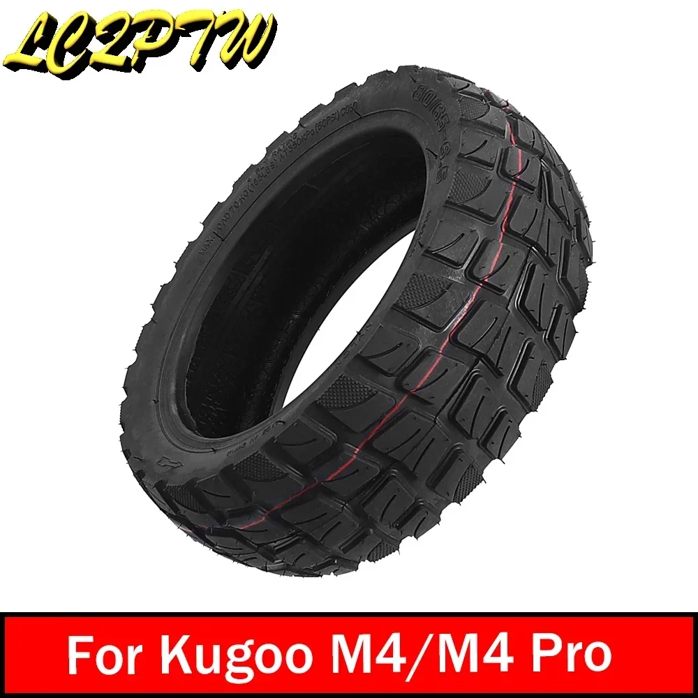 80/65-6.5 Off Road Tires for KUGOO M4/M4 Pro Electric Scooters Minimotors 10 Inch Wear-resistant Tires Tubeless Tyres