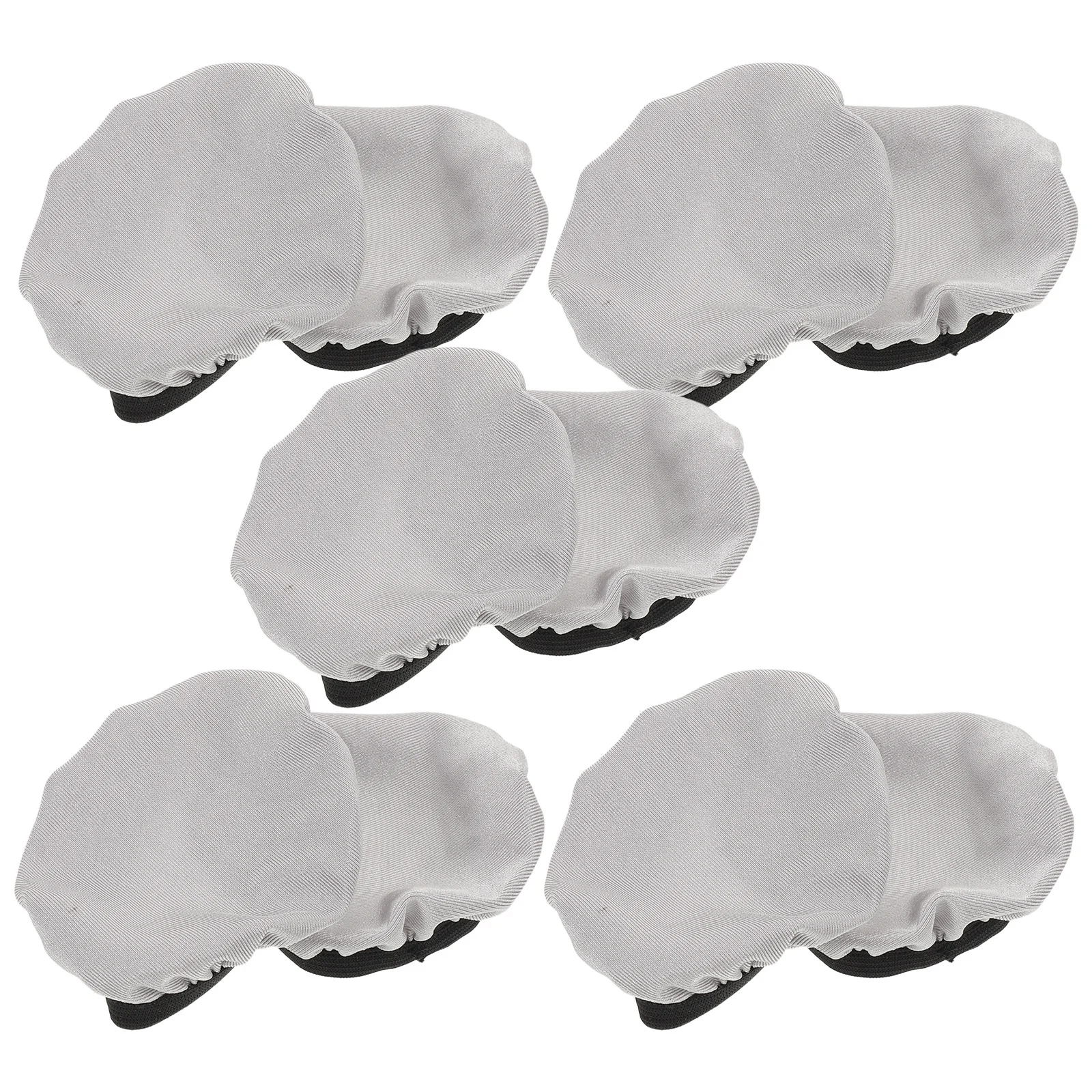 

10Pcs Soft Stretchable Headphone Covers Washable Ear Pads Protective Cover Sweat Resistant for Over Ear Headphones