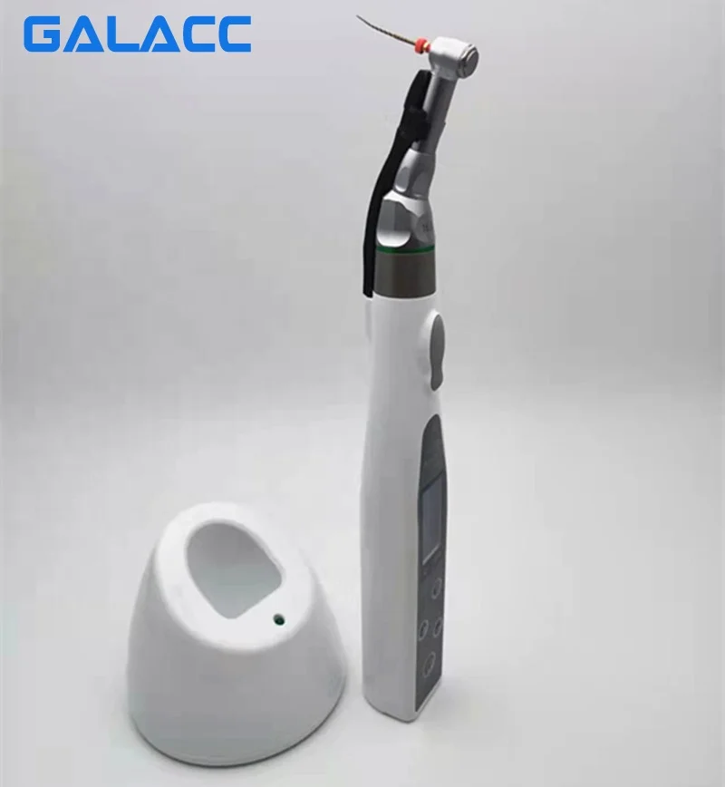 Den tal 16:1 Contra Angle Portable Led Wireless Endodontic Root Canal Led Endo Motor Root Canal Treatment