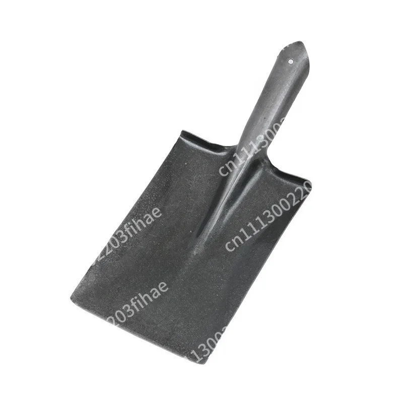 Agricultural manganese steel quenching lengthened rectangular mud shovel thickened digging trees trenching all steel shovel