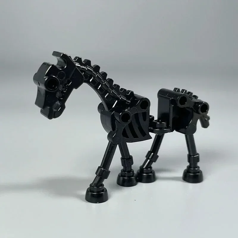 [8Pcs]【50g】 59228 Halloween Skeleton Horse,standard size blocks, rare multi-colored blocks, DIY MOC creation parts.