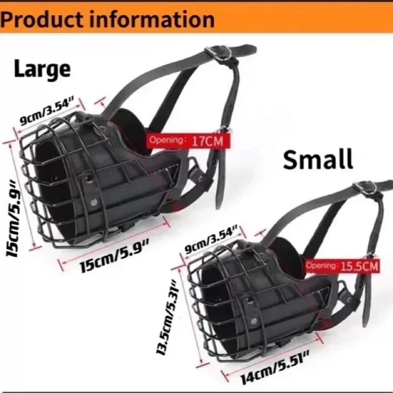 Imagem -06 - Focinho de Treinamento de Cachorro Anti-mordida Máscara Tática de Impacto Gaiola de Boca Pastor Alemão Doberman Rottweiler Acessórios para Cães