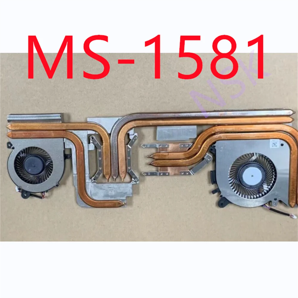 

Original MS-1581 N459 N460 FOR MSI GE66 GL66 CPU Graphics Heatsink Cooler Cooling Fan 100% Test Ok