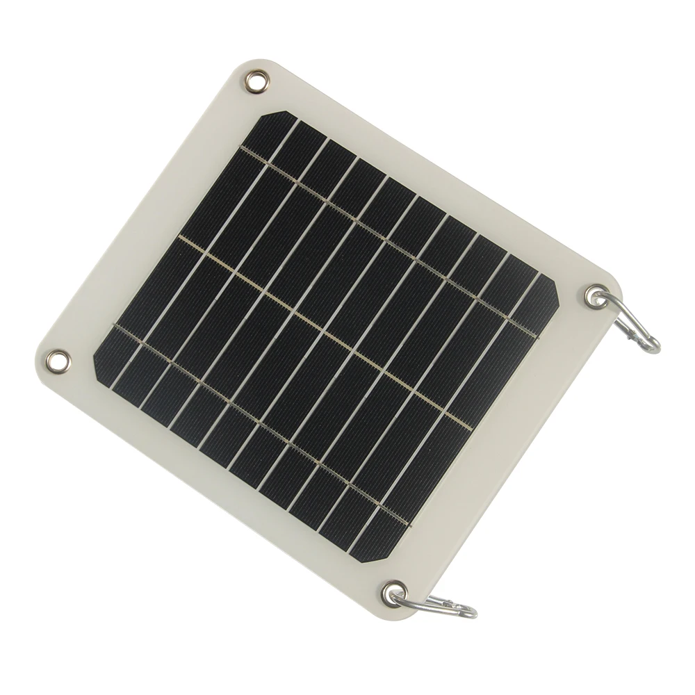 Caricatore solare esterno per zaino con caricatore solare portatile da 10 W per batteria da 3,7 V-5 V per telefono cellulare