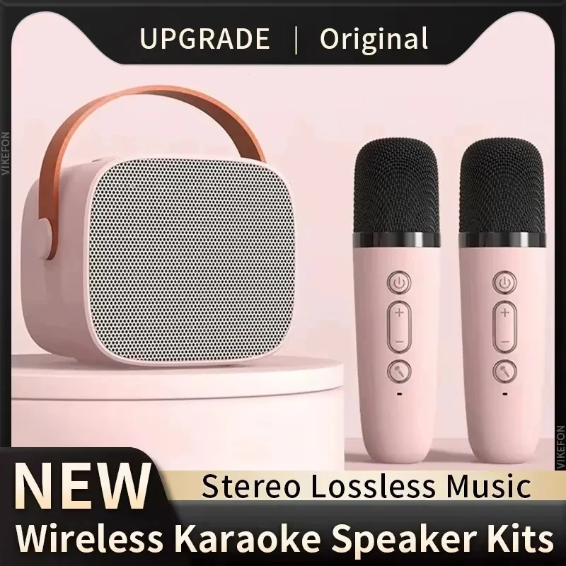 Karaoke Portable Wireless Bluetooth Speaker With Microphone Machine Caixa De Som Mini Sound Box Music Small Column Bocina Coluna