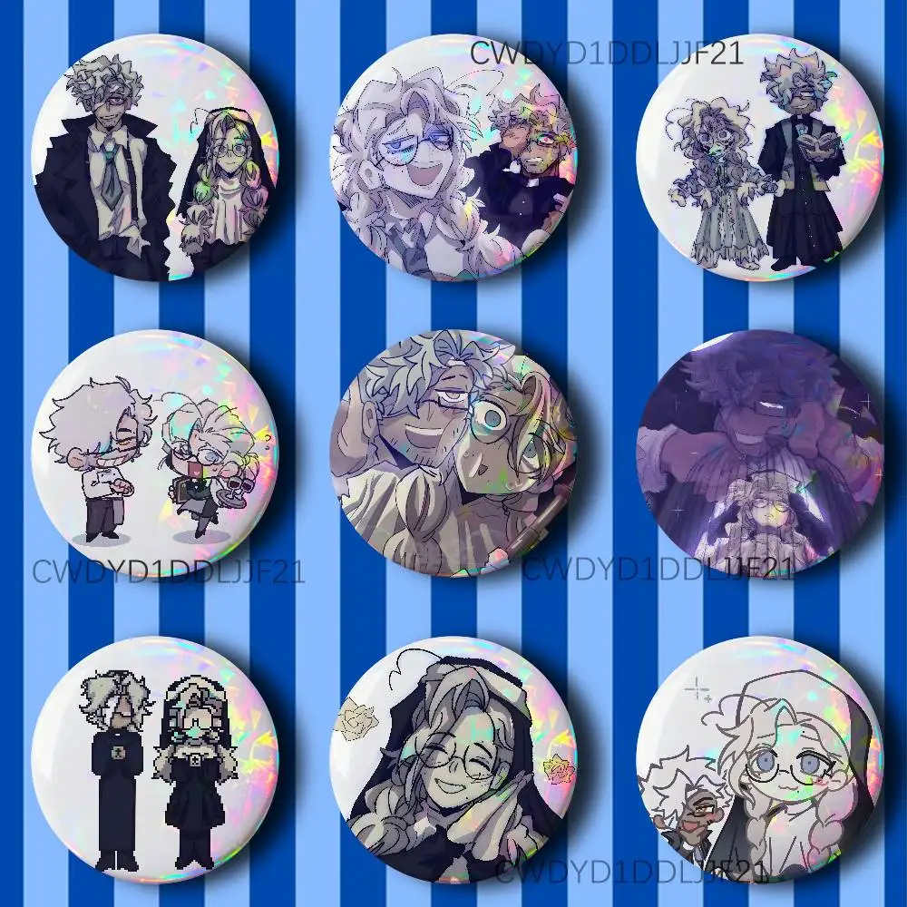 

E-Eloquent Countenance Brooch Creative Badge for Hat Bag Decoration Fans Collect Gifts