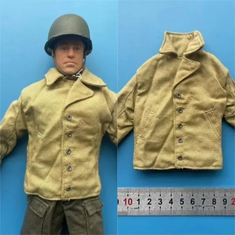 1/6 Scale World War II US Military Uniform Jacket Shirt Tops Clothes Model for 12 Inch Action Figures Body Gift Display