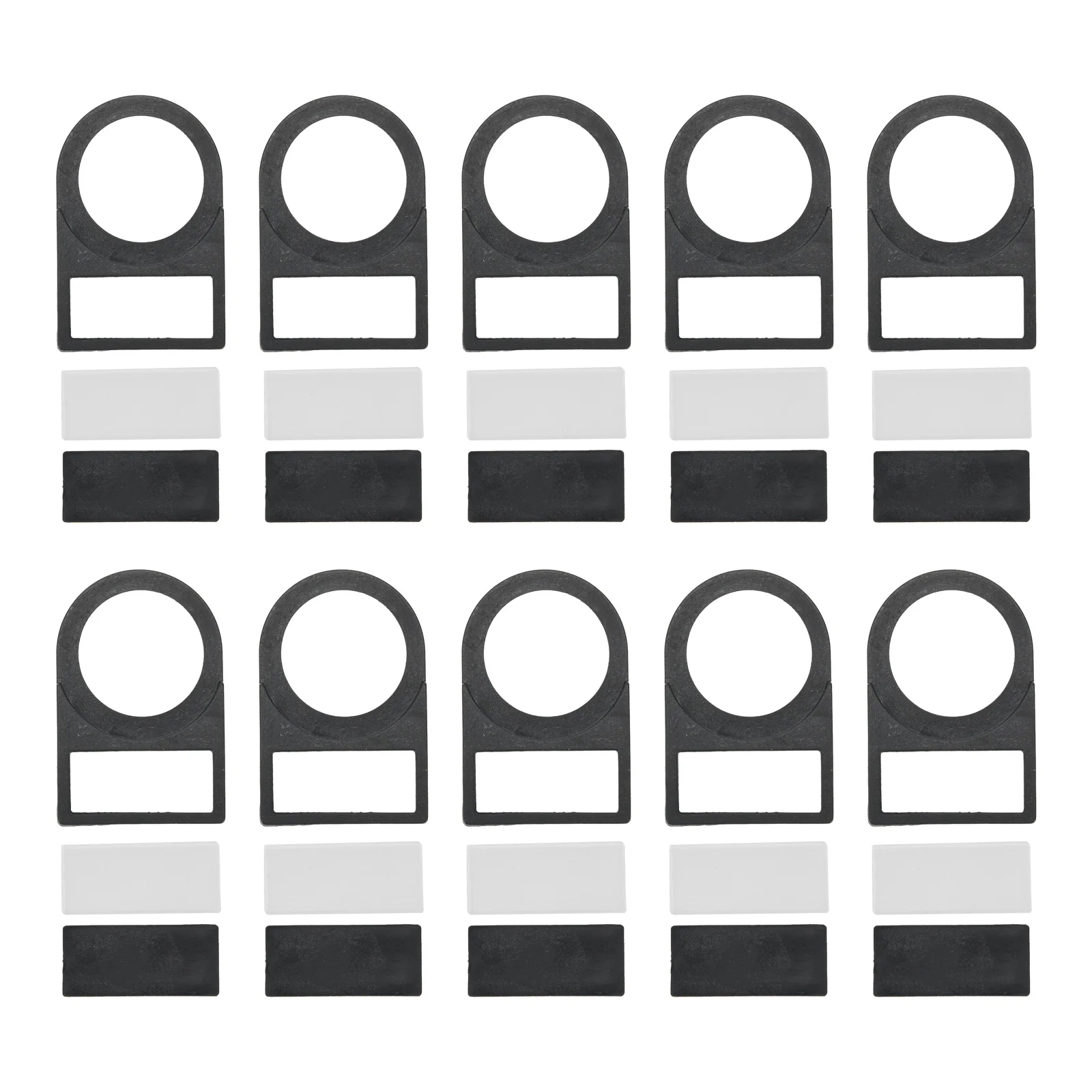 Push Button Switch Panel Label Frames 100pcs Plastic for Mounting and Differentiating Switch Functions Size 22mm