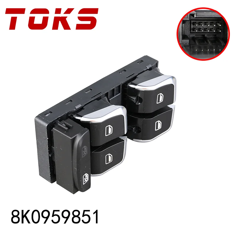 8K0959851 Window Panel Switches Master Electric Power For Audi  A4 8K2 8KH, B8 8K5 Q5 2.0 3.0 2008- 4F0959851H auto parts