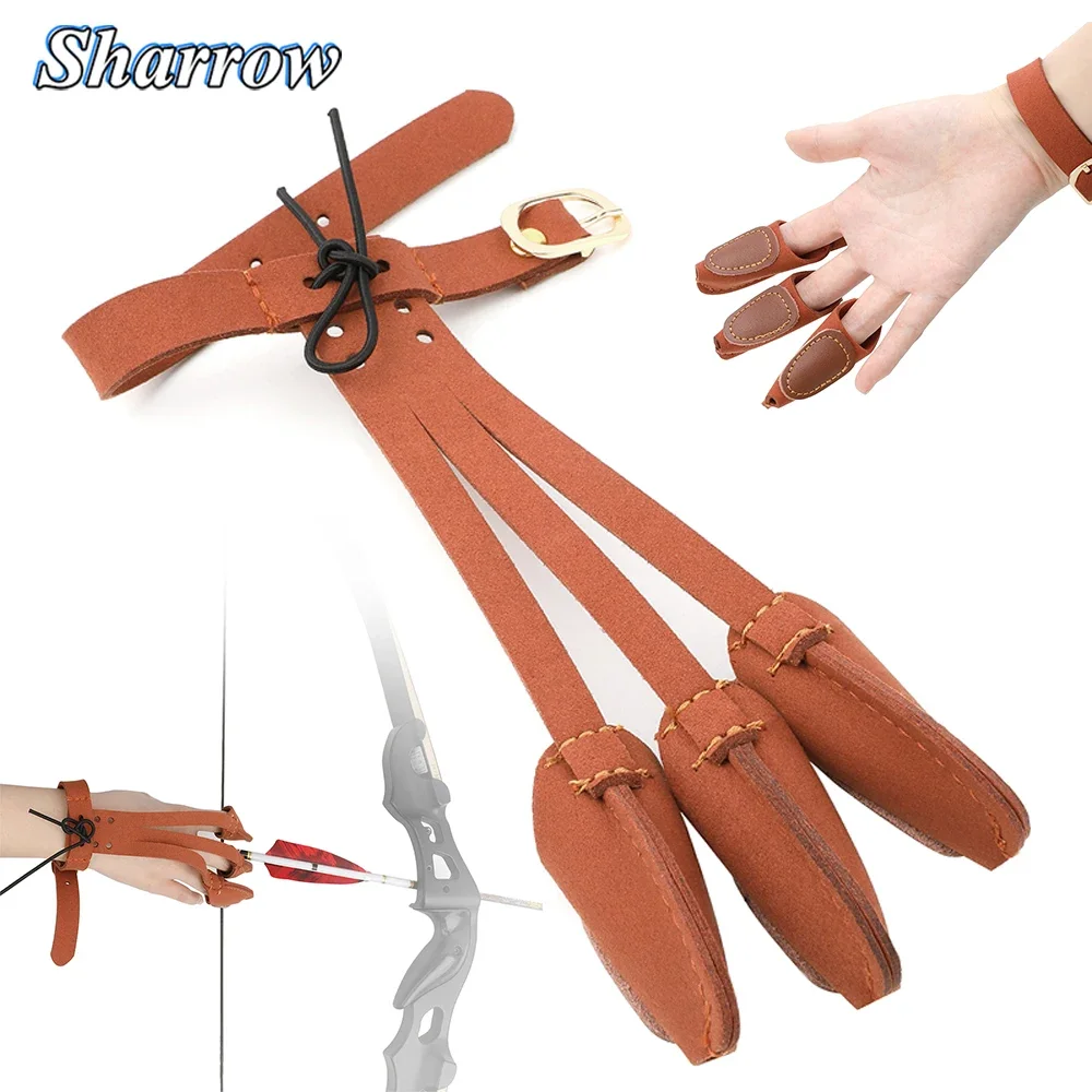 Guante de caza ergonomico para arco recurvo - Protector de arqueria - imagen 2