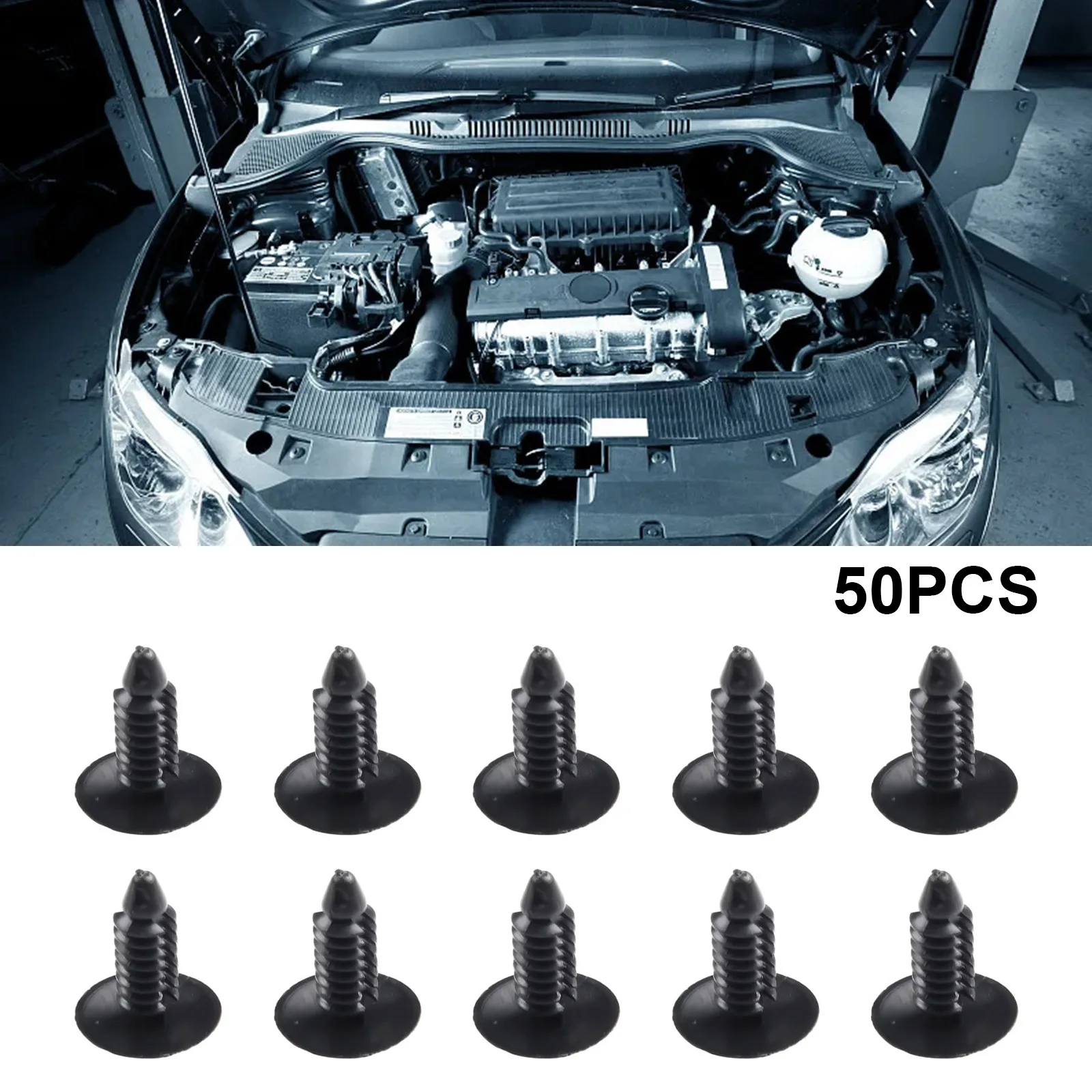 

For Fastener Clips For Toyota for Mazda For Nissan toyota 7.5mm-6.0mm Hole Universal 50pcs Accessory Replacement For Honda