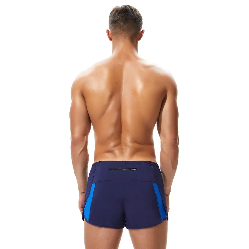 

Men's sports shorts, men's zipper pockets, seaside beach surfing casual home pants 9501